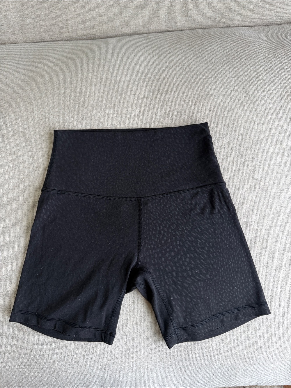 lululemon athletica Black High-Rise Bike Shorts